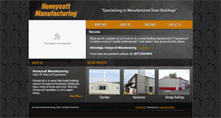 Desktop Screenshot of honeycuttmfg.com